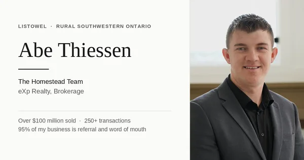 Abe Thiessen, The Homestead Team, eXp Realty, Brokerage